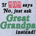 thumbnail image 2 of CafePress - Nogreatgrandpa - Cute Infant Baby Football Bodysuit, 2 of 3