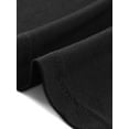 thumbnail image 5 of DARING DIVA Women's Fall 3/4 Sleeve V Neck Chiffon Cape Overlay Dress S Black, 5 of 7