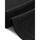 thumbnail image 5 of Vestidos de Otoño para Mujeres INSPIRE CHIC con Manga 3/4, Cuello en V, Capa de Chifón, Largo a la Rodilla, Vestido Lápiz, Negro, 5 of 6