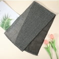 thumbnail image 6 of 1 Pc Elasticity Body Scrub Towel Exfoliating Shower Towel for Shower 39.37"x9.84" Black, 6 of 6
