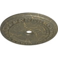 thumbnail image 3 of 41"OD x 4"ID x 2 3/8"P Caputo Ceiling Medallion (Fits Canopies up to 5 1/2"), Hand-Painted Witch Hazel Crackle, 3 of 6