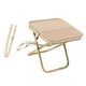 thumbnail image 3 of Taburete plegable para acampar con estructura en forma de X, silla de pesca para mochileros, barbacoas y playa. Caqui, 3 of 8
