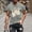 Gray, variant on Vintage Ghost Spooky Halloween Graphic T-Shirt Funny Halloween Shirts Goth Alt Ghoul Aesthetic T-Shirt
