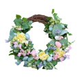 thumbnail image 4 of corona de pascua Guirnalda De Huevos De Pascua Ventana Colgante Para Puerta Delantera Para Decoración De Porche Interior Y Exterior Estilo G Fanmusic corona de pascua, 4 of 7