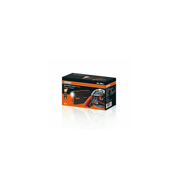 Arrancador de bateria 12V - 1,500 amperios de arranque Mod. 300 OSRAM ARRANCADOR