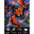 thumbnail image 7 of Mexican Flower Cloth Napkins Set of 6 Reusable Dinner Napkins, Abstract Colorful Floral Leaf Plant Cocktail Napkin Washable Table Napkins for Wedding/Holiday Party/Baby Shower 20"x20", 7 of 7