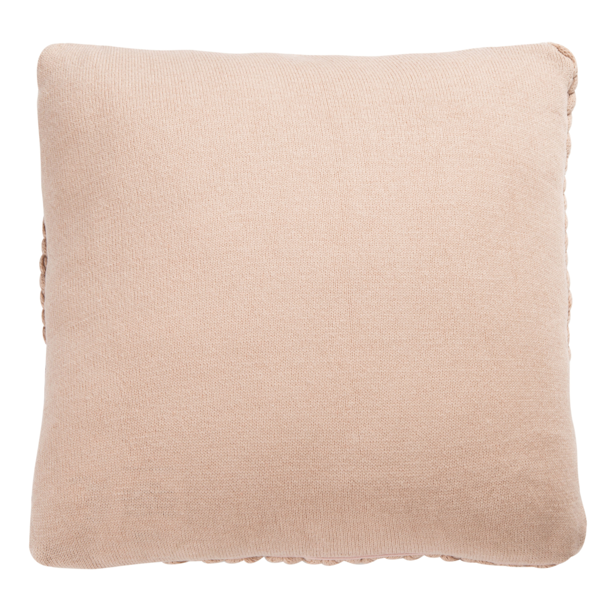 SAFAVIEH Adalina Solid Knitted Accent Pillow, 20" x 20", Pink - image 3 of 3