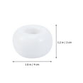 thumbnail image 4 of EeaseCA 3 pcs Ceramics Toothbrush Base Round Toothbrush Base Creative Round Bathroom Ceramics Toothbrush Base (White), 4 of 7