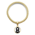 thumbnail image 1 of Univers Extraterrestre Monstre alien en bracelet Pendentif Pendentif Chaîne de Bijoux, 1 of 3