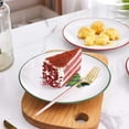 thumbnail image 6 of Bruntmor | Christmas Theme Holiday-Inspired Ceramic Dinner Plates 8" - Set, 6 of 10