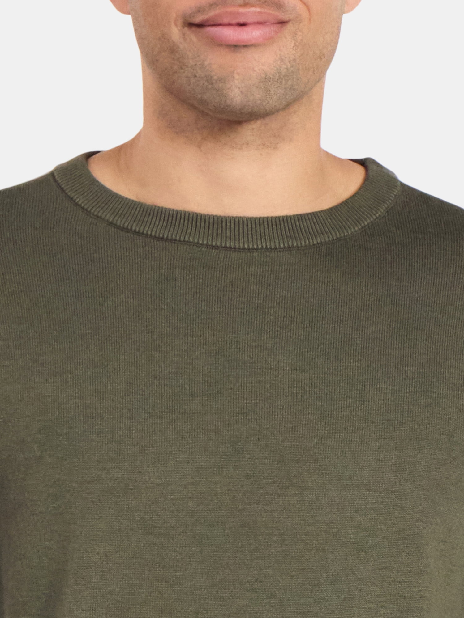 George Men's & Big Men's Relaxed Fit Lightweight Crewneck Sweater, Sizes XS-3XL