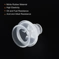 thumbnail image 4 of Uxcell Silicone Rubber Bellows 4mm ID x 18mm OD Vacuum Suction Cup with Gasket Clear 2Pcs, 4 of 5