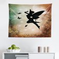 thumbnail image 1 of Space Tapestry, Outer Cosmos Nebula Galaxy Stars Mars Jupiter a Tree on a Planet Universe Print, Fabric Wall Hanging Decor for Bedroom Living Room Dorm, 2 Sizes, Multicolor, by Ambesonne, 1 of 1