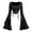 Black, variant on Bell Sleeve Tops for Women Corset Top Medieval Costume Halloween Cosplay Halloween Costumes for Women, Size XL