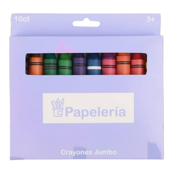 Crayones Jumbo Prichos 10 Piezas Multicolor