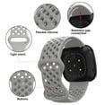 thumbnail image 2 of Breathable Silicone Sweatproof Sports Strap With Perforated Design Designed For Versa 3 And Sense Models Womens Dive Watch with Leather Bands Digital Mens Watch Wheel for Men Watch for Women, 2 of 4