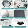 thumbnail image 4 of Yardi Yard Portable Mini Washing Machine Semi-Automatic Washer and Spinner Combo with Single Tub, All-in-one Tub with Spin Basket, Portable Washing Machine for Indoor as Home, Gray ﻿, 4 of 5