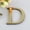 D004- Gold (Letter D), variant on Letter Wall Decor, Gold Letter Decor, 6 In, Acrylic Material, Wall Letters, Gold Decor, Gallery Displays, Entryway, Reflective Finish, 1 Pc