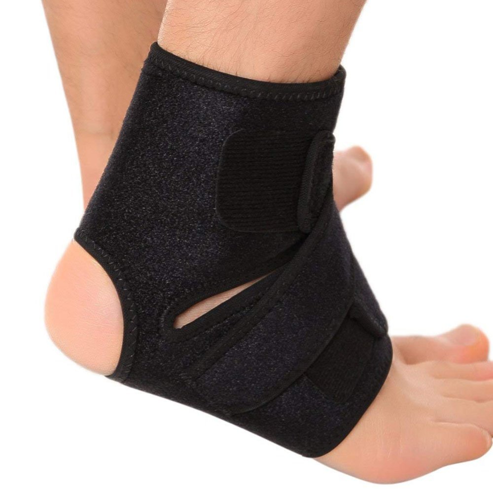 Ankle Guard Brace Adjustable Stabilizer Sleeve with Support for