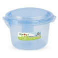 thumbnail image 1 of Compac Home Always Fresh Food Container Round Dots Container - 16oz - Ocean Blue, 1 of 2