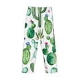 thumbnail image 4 of Kdxio Cactus Plants1 Print Men's Sleep Pajama Pant Lounge Pants with Pockets, 4 of 8
