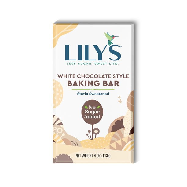 Lily's Baking Bar Vertical White Chocolate -- 4 oz Pack of 3