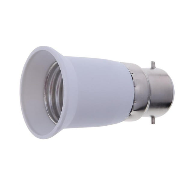 Kuymtek B22 a E27 LED halógeno CFL Base de luz Bombilla Adaptador de lámpara Convertidor Zócalo Kuymtek Iluminación del hogar multifuncional
