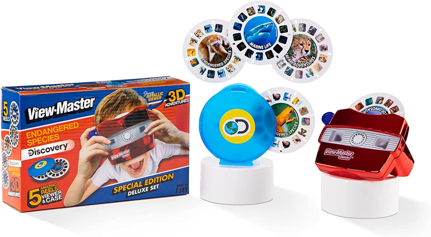 View Master Classic 3D Viewer Toy Set for Kids with Dinosaur