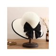 thumbnail image 1 of 1pc Multicolor Women's Sun Hat For Summer, With Wide Brim For Sun Protection,Perfect For Beach, Foldable For Traveling, 1 of 4