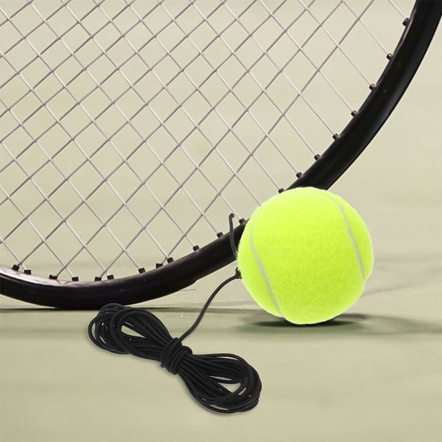 SOPOTUTU 3Pcs Tennis Ball Rebound Single Tennis for Solo Practice and Training Round Shape Chemical Fiber