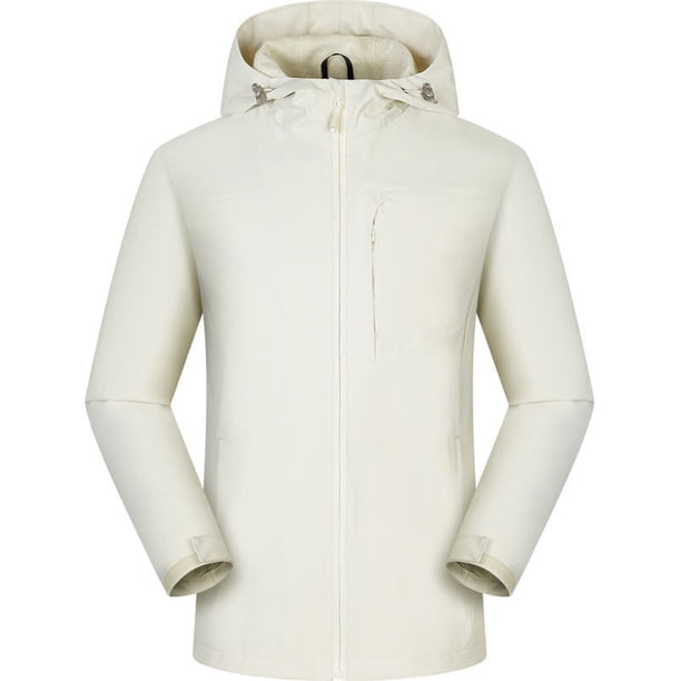 ICHUANYI Liquidación Chaqueta de lluvia sólida para mujer Chubasquero con capucha para exteriores Top resistente al viento ICHUANYI WER2023082204771