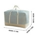 thumbnail image 2 of Bolsa de almacenamiento de ropa de lino y algodón grueso con tela lavable y duradera para mudanzas y organización estacional. Caja de almacenamiento plegable y suave para uso doméstico., 2 of 7