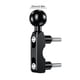 thumbnail image 3 of Brazo de doble toma de bola, soporte de cabeza de bola de rotación de 360 ​​grados para bicicleta y moto, 3 of 8