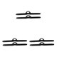 thumbnail image 1 of Accesorio de aleta de goma Naiovety negro para aletas de natación universales ajustables, 1 of 6