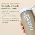 thumbnail image 2 of Nuzest - Pea Protein Powder - Clean Lean Protein, Premium Vegan Plant Based, Dairy Free, Gluten Free, GMO Free, Smooth Vanilla, 40 Servings, 2.2 lb, 2 of 6