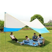 Outdoor Large Anti UV Automobile Cars Sunshade Rainproof Beach Tent Canopy Camping Fishing Awning Sun Shelter