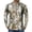 Brown, variant on Forest Camo Quarter Zip Pullover for Men, Long Sleeve Moisture Wicking Hunting Fishing Jersey - Lightweight Quick Dry Outdoor Athletic Base Layer Top Coffee M