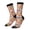 3 Black, variant on Watercolor Birds Print Adult Socks for Men & Women,Calf Socks, Ankle Socks,Boots Socks,Breathable Casual Sock,Unisex Crew Socks