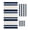 Navy Khaki, variant on Navy Blue Khaki Striped Towel Set of 3, Soft Microfiber Bath Towels, Hand Towel, Washcloths, Modern Minimalist Ombre Lines Quick-Dry Absorbent Towels for Bathroom Kitchen Hotel Beach Gym Spa