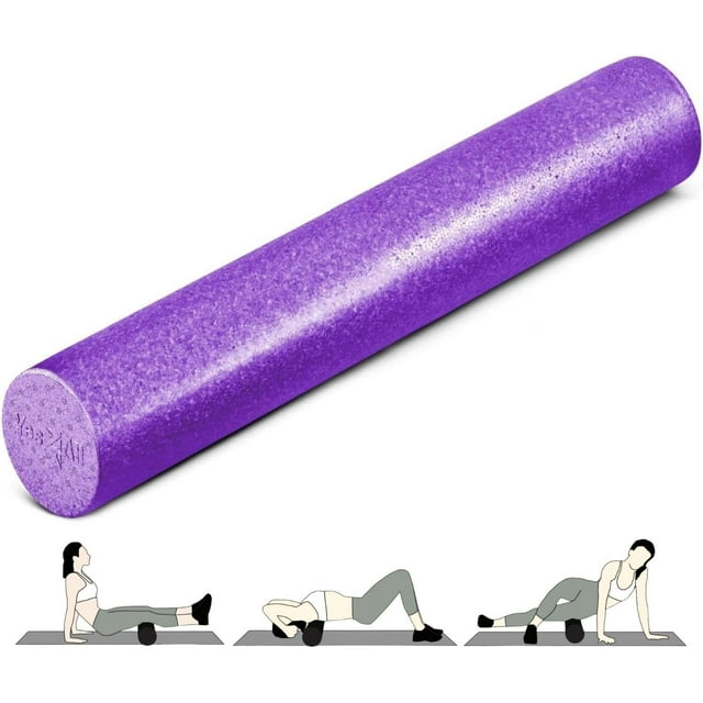 High-Density EPP Round Back Roller Foam Exercise Foam Roller for Yoga Pilates ; Stretching -