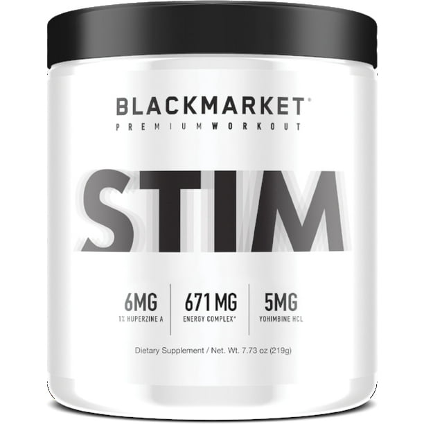 BlackMarket Labs High Stim PreWorkout (Tigers Blood 30