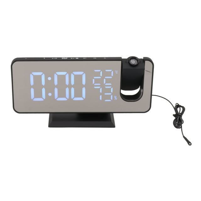 LED Digital Smart Alarm Clock LED Digital Projection Alarm Clock For Bedroom Bedside LED Digital Projection Alarm Clock