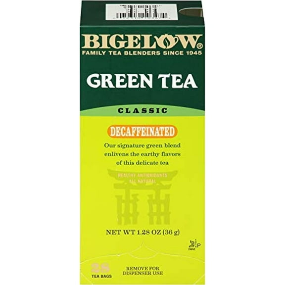 Bigelow Decaffeinated Green Tea 28-Count Box (Pack Of 1)