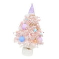 thumbnail image 1 of Pre Lit Tabletop Christmas Tree Christmas Tabletop Decoration Music Box Artificial Xmas Tree for Holiday Bedroom Xmas Decor, 1 of 8