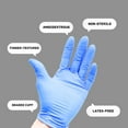 thumbnail image 3 of MMBM Nitrile Gloves Small 3.5 Mil, Blue, Disposable Latex and Powder Free Exam Grade and Food Gloves 2000 Pieces, 3 of 3