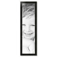 thumbnail image 2 of ArtToFrames 12" x 46" Honors Black with Silver Picture Frame, 12x46 inch Black Wood Poster Frame (WOM-5157), 2 of 7