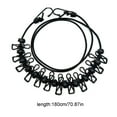 thumbnail image 3 of RuiJiao 70.87in Retractable Portable Clothesline for Travel, Clothing line with 12 Clothes Clips, for Indoor Laundry Drying line,Outdoor Camping Accessories, 3 of 6