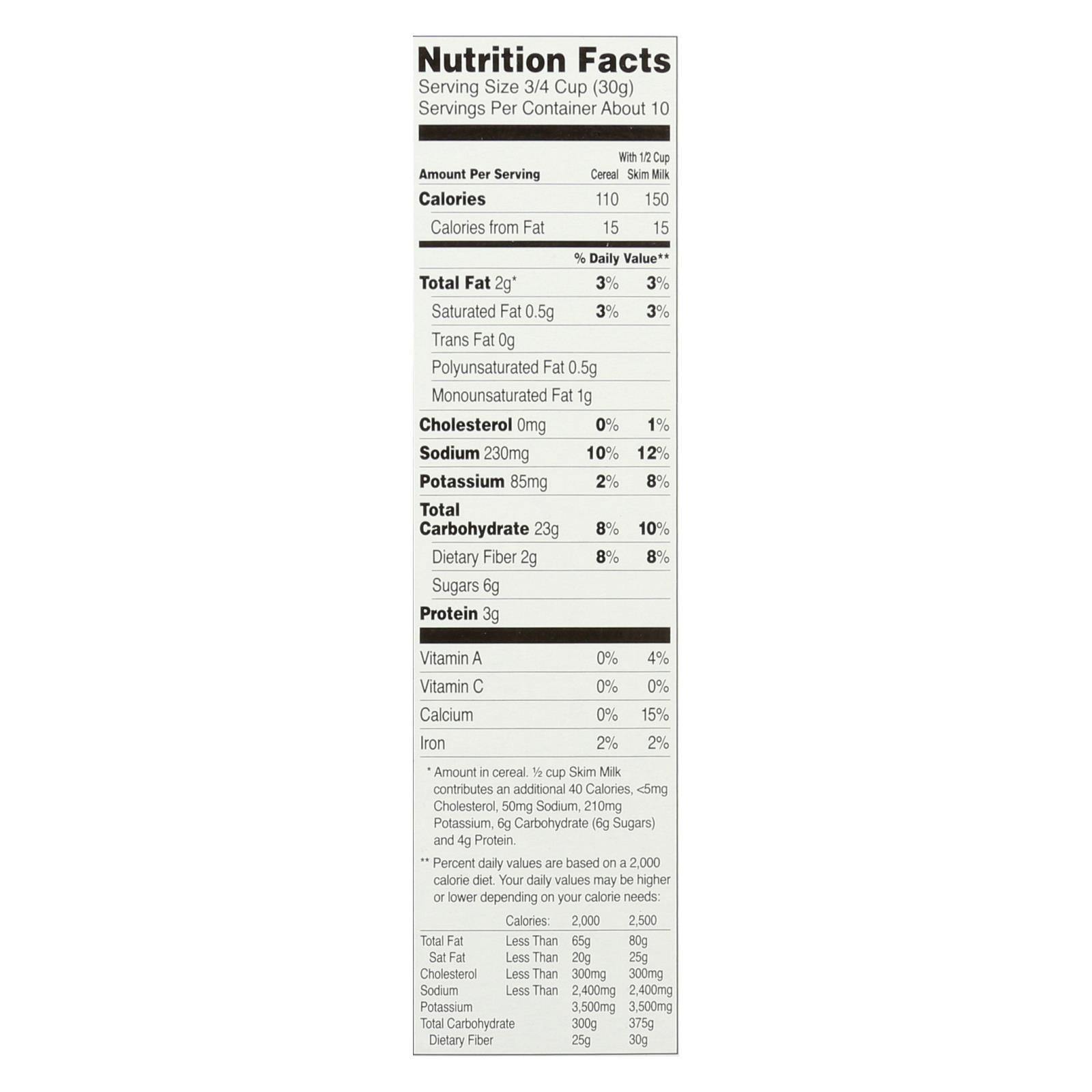 (12 Pack)Barbara'S Puffins, Breakfast Cereal, Peanut Butter, 11.0 oz.
