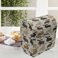 thumbnail image 3 of Elk Stand Mixer Cover, Wild North American Animals Wapiti in Scandinavian Doodle, Kitchen Appliance Organizer Bag Cover with Pockets, 5 Quarts, Redwood Pale Coffee and Peach, by Ambesonne, 3 of 4