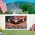 thumbnail image 3 of BSJJY 250 Years America Garden Flag, 35.43x59.05 inchs 250th Anniversary USA Yard Banner, American USA Garden Flag for Outside America Yard Lawn Heavy Duty, 1pc (C), 3 of 6